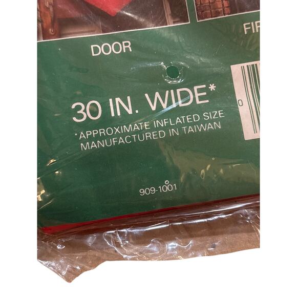 Giant Holiday Huggy Huggables Inflatable Heart New Old Stock Vintage Decor - Picture 4 of 6